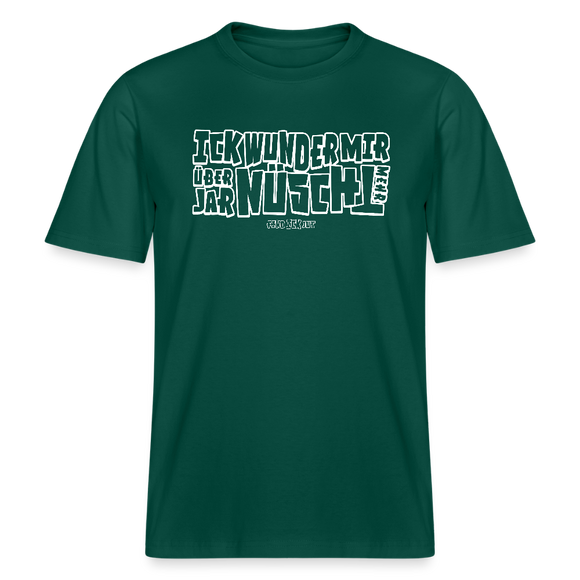 BERLINER SPRUCH-ICK WUNDER MIR- RELAXED FIT Unisex BIO T-Shirt - Forest