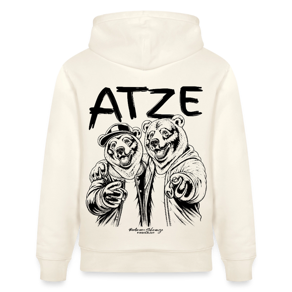 Atze-Berlin-Unisex Bio-Hoodie - Naturweiß 