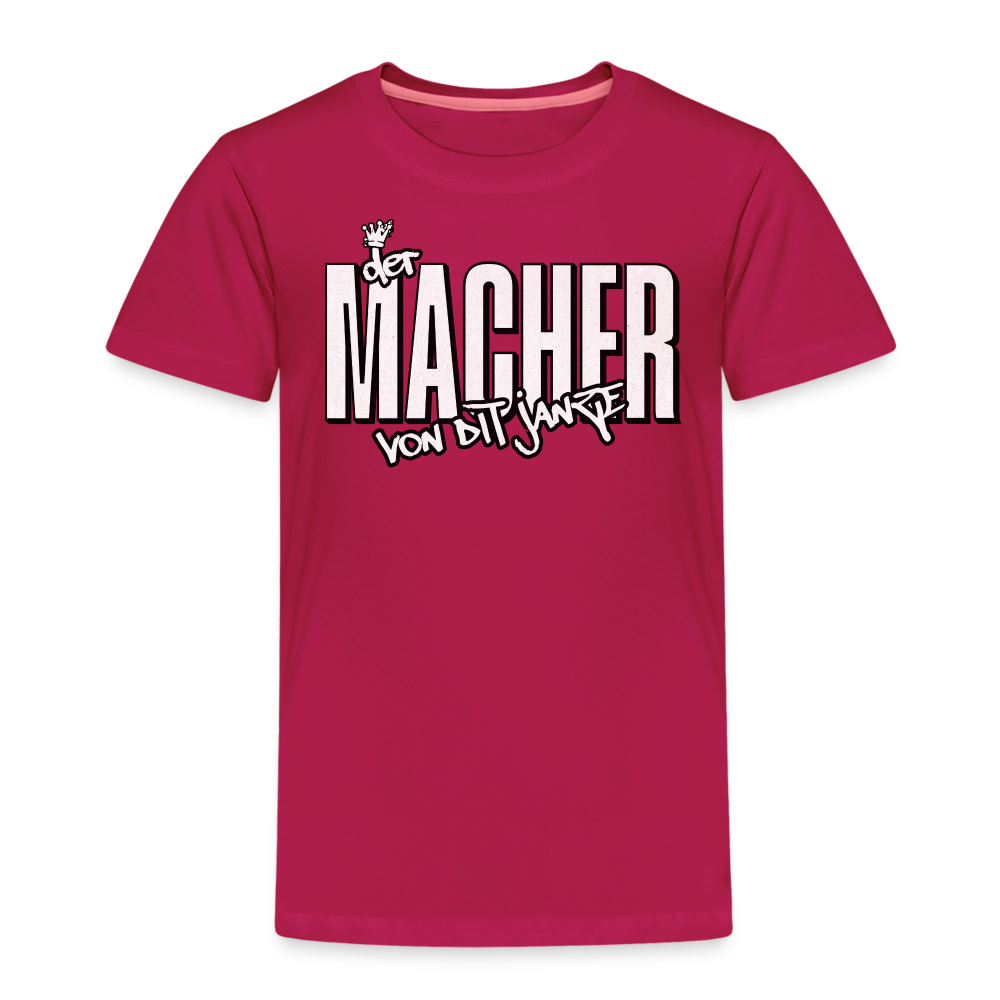 DER MACHER VON DIT JANZE - Kinder Premium T-Shirt - dunkles Pink