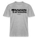 Berliner Begrüssung-TACHCHEN IHR FLITZPIEPEN- RELAXED FIT Unisex Organic T-Shirt - Grau meliert