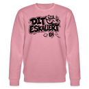 DIT ESKALIERT EH-Unisex Bio-Sweatshirt mit Berliner Schnauze - Lila Traum