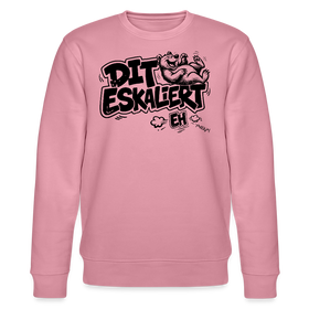 DIT ESKALIERT EH-Unisex Bio-Sweatshirt mit Berliner Schnauze - Lila Traum