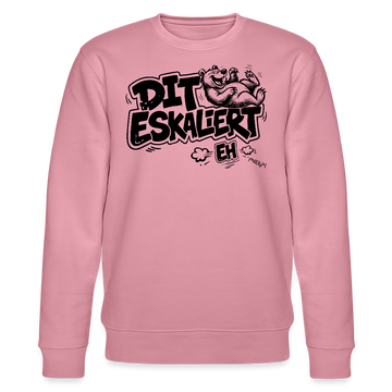 DIT ESKALIERT EH-Unisex Bio-Sweatshirt mit Berliner Schnauze - Lila Traum