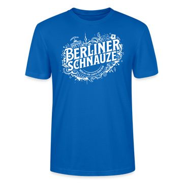 BERLINER SCHNAUZE-Unisex T-Shirt BIO - Pfauenblau