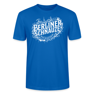BERLINER SCHNAUZE-Unisex T-Shirt BIO - Pfauenblau