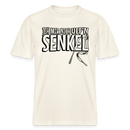 JEH MIR NICH UFFN SENKEL-Relaxed Fit Unisex Bio-T-Shirt - Naturweiß 