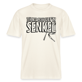 JEH MIR NICH UFFN SENKEL-Relaxed Fit Unisex Bio-T-Shirt - Naturweiß 