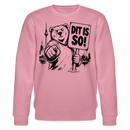 Berlin Souvenir -DIT IS SO! – Unisex Bio-Sweatshirt mit Berliner Bär - Lila Traum