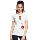 ICK LIEBE DIR-Frauen Premium Bio T-Shirt - Weiß