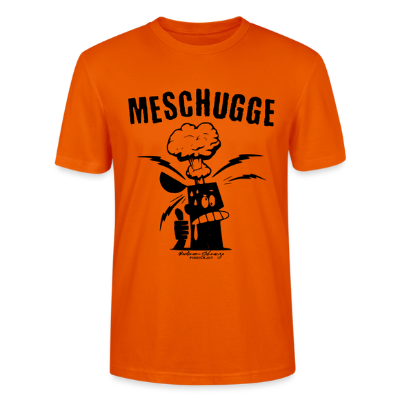 Berlin Shirt-MESCHUGGE - Unisex BIO T-Shirt - Tieforange
