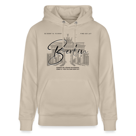 BERLIN-Unisex Bio-Hoodie - Beige