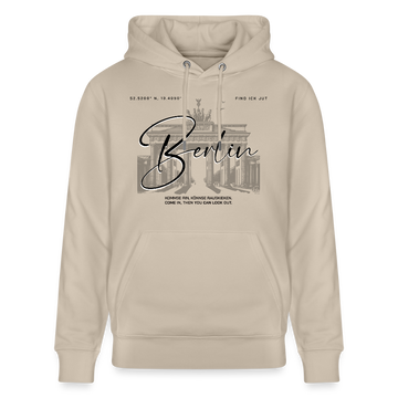 BERLIN-Unisex Bio-Hoodie - Beige