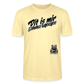 Dit is mir SCHNURZPIEPE-Unisex T-Shirt BIO - Creme