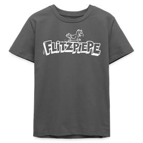 FLITZPIEPE-Bio Teenager T-Shirt - Anthrazit
