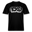 ICKE- RELAXED FIT Unisex Organic T-Shirt mit echt Berliner Schnauze - Schwarz
