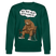 Berliner Bär und Spruch-JEH MIR NICH UFFN SENKEL-Unisex Bio-Sweatshirt - Forest