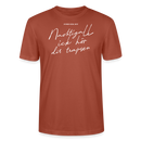 NACHTIGALL ICK HÖR DIR TRAPSEN-Unisex T-Shirt BIO - Terrakotta