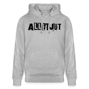 ALLET JUT-Unisex Bio-Hoodie - Grau meliert