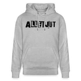 ALLET JUT-Unisex Bio-Hoodie - Grau meliert