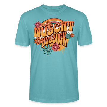 BERLINER RETRO-NÜSCHT MUSS ICK-Unisex T-Shirt BIO - Pastelltürkis