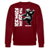 ICK MACH WAT ICK WILL-Unisex Bio-Sweatshirt - Burgunderrot