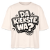Berliner Spruch-DA KIEKSTE WA?-Frauen Boxy Bio-T-Shirt - Naturroh