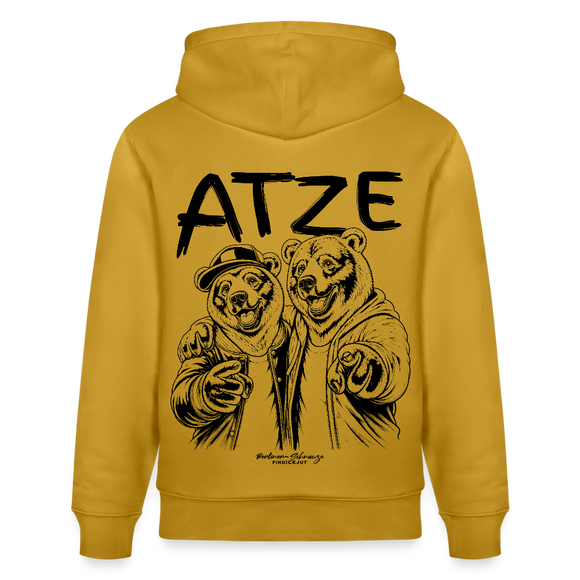 Atze-Berlin-Unisex Bio-Hoodie - Ocker