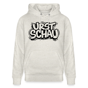 Ostalgie-Unisex Bio-Hoodie-URST SCHAU - Beige meliert