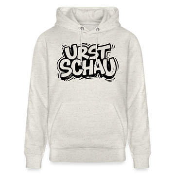 Ostalgie-Unisex Bio-Hoodie-URST SCHAU - Beige meliert