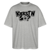 KIEKSTN SO?-Oversized Unisex Bio T-Shirt mit Berliner Schnauze - Grau meliert