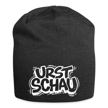 Ostalgie-Jersey-Beanie-URST SCHAU - Anthrazit