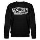 Berliner Spruch-TACHCHEN IHR FLITZPIEPEN-Unisex Bio-Sweatshirt - Schwarz