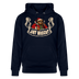 Weihnachten mit Berliner Schnauze-JIBT NÜSCHT-Unisex Bio-Hoodie - Navy