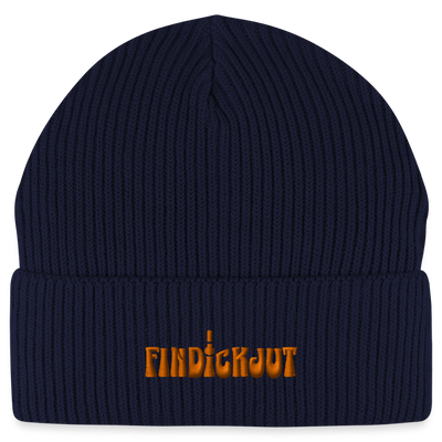 findICKjut-Unisex Bio FISHERMAN BEANIE-NAVY - Navy