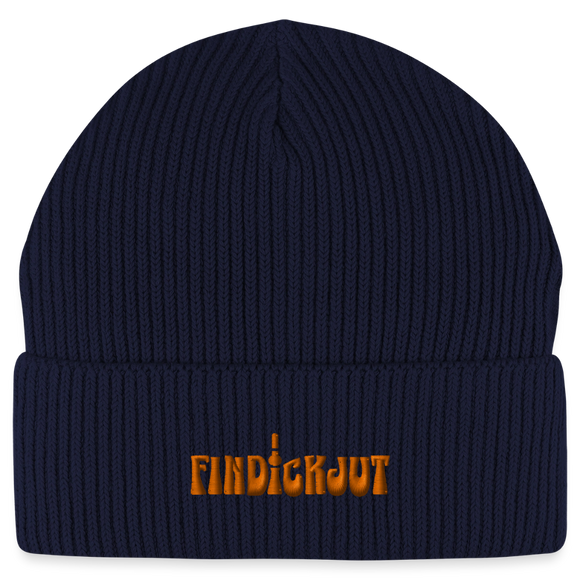 findICKjut-Unisex Bio FISHERMAN BEANIE-NAVY - Navy