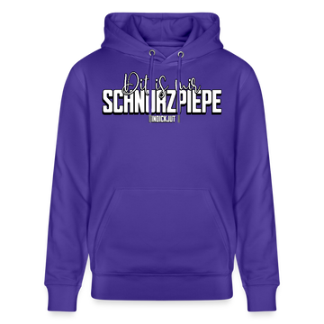 SCHNURZPIEPE-Unisex Bio-Hoodie - Purple Love 