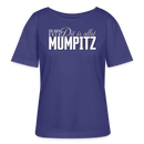 MUMPITZ-Rundhals Frauen Bio-T-Shirt mit Berliner Schnauze - Dämmerung