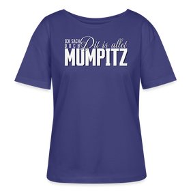 MUMPITZ-Rundhals Frauen Bio-T-Shirt mit Berliner Schnauze - Dämmerung