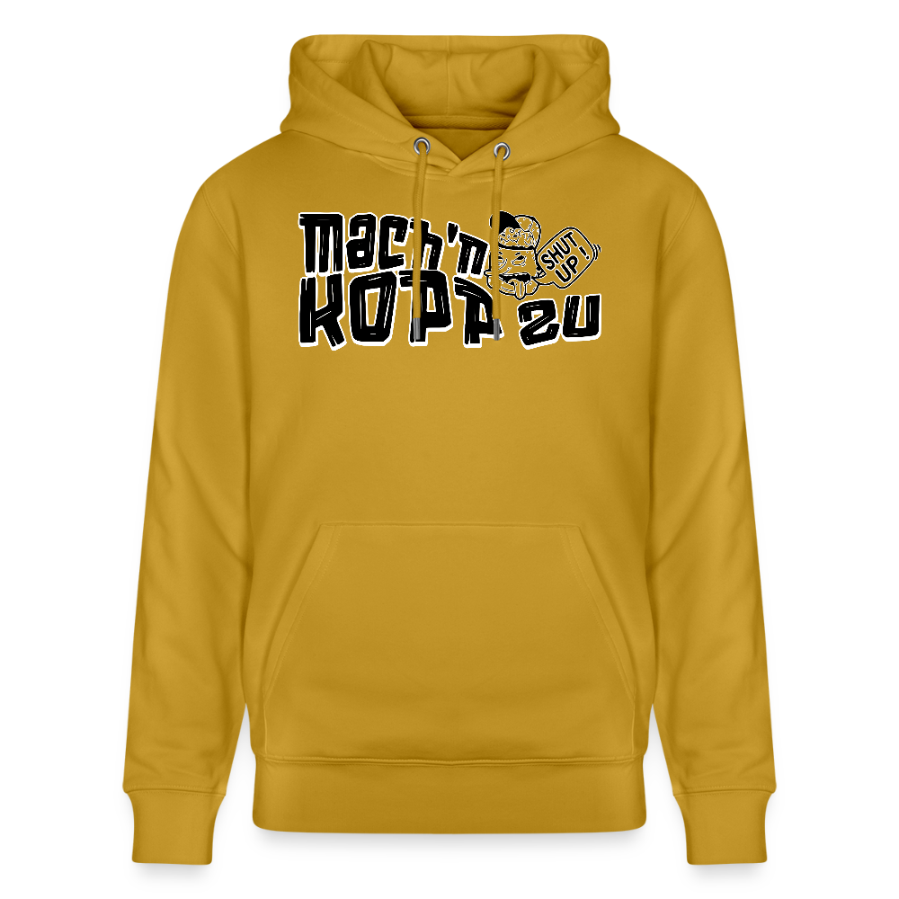 MACH N KOPP ZU-Unisex Bio-Hoodie - Ocker