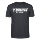 witziges Berlin Shirt-PFANNKUCHEN, NICH BERLINER-Unisex T-Shirt BIO - Dunkles Graublau