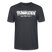 witziges Berlin Shirt-PFANNKUCHEN, NICH BERLINER-Unisex T-Shirt BIO - Dunkles Graublau
