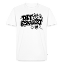 DIT ESKALIERT EH-Männer Premium Bio T-Shirt mit Berliner Schnauze - Weiß