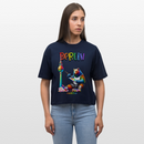 CSD BERLIN- Frauen Boxy Bio-T-Shirt - Navy