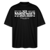 Berliner Spruch des Lobes-NICH ANJESCHISSN-Oversized Unisex Bio T-Shirt - Schwarz