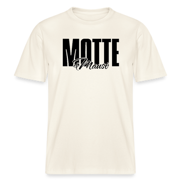 MOTTE UND MAUSI-Relaxed Fit Unisex Bio-T-Shirt - Naturweiß 