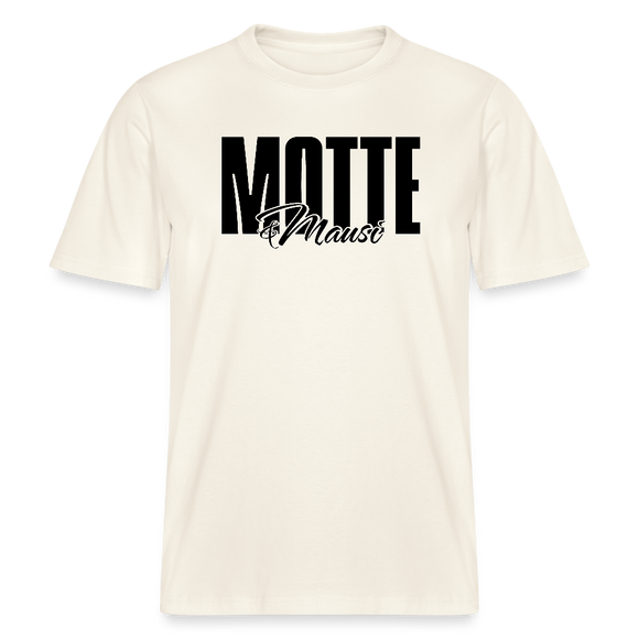MOTTE UND MAUSI-Relaxed Fit Unisex Bio-T-Shirt - Naturweiß 