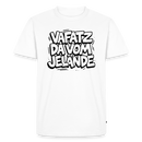 VAFATZ DA VOM JELÄNDE-Männer Premium BIO T-Shirt-hell - Weiß