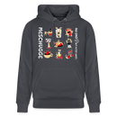 Berliner Verrücktheit-MESCHUGGE-NA UND?!-Unisex Bio-Hoodie - Indigoblau