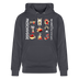 Berliner Verrücktheit-MESCHUGGE-NA UND?!-Unisex Bio-Hoodie - Indigoblau