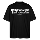 Berliner Begrüssung-TACHCHEN IHR FLITZPIEPEN-Oversized Unisex Bio T-Shirt - Schwarz